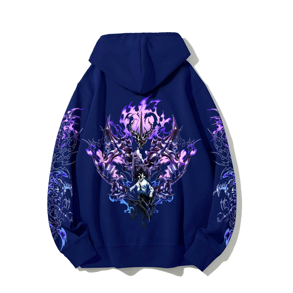 Unisex Casual Hoodie Sweatshirt sololeveling