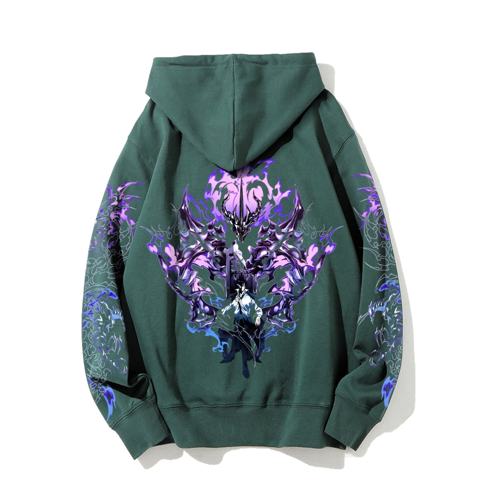 Unisex Casual Hoodie Sweatshirt sololeveling