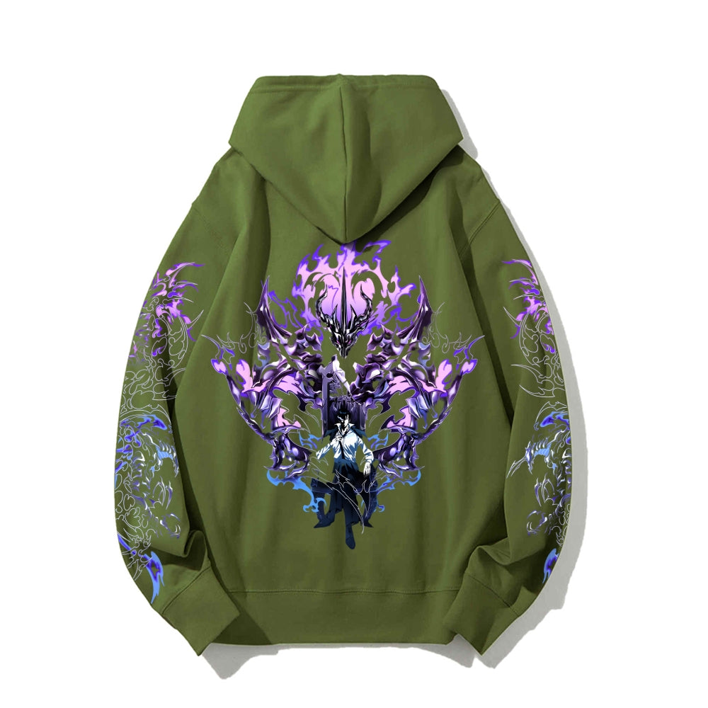 Unisex Casual Hoodie Sweatshirt sololeveling