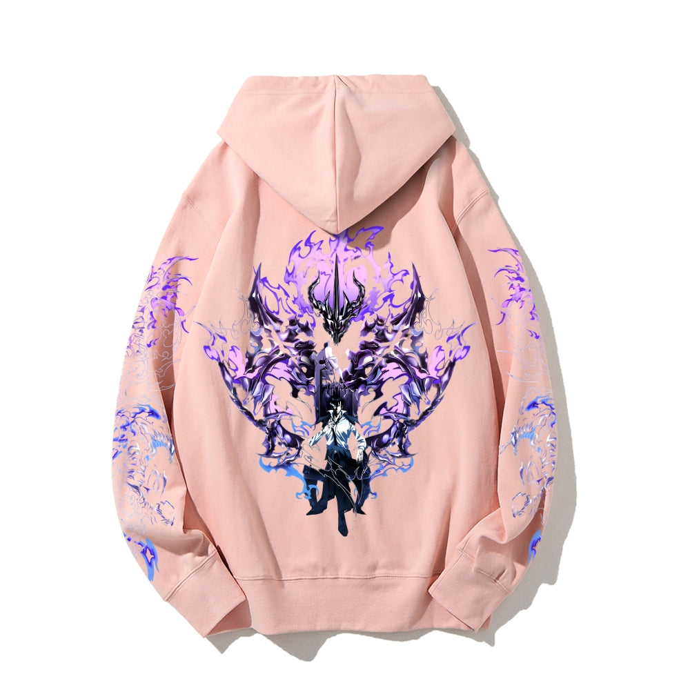 Unisex Casual Hoodie Sweatshirt sololeveling