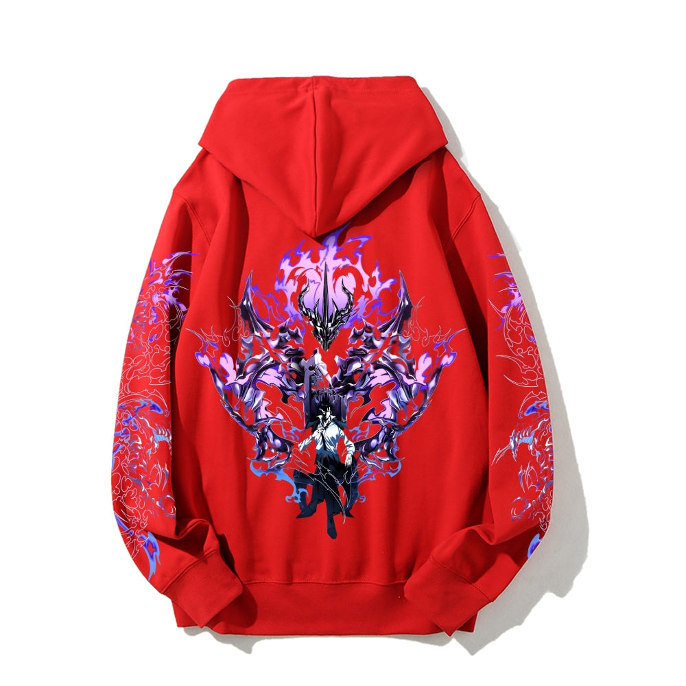 Unisex Casual Hoodie Sweatshirt sololeveling