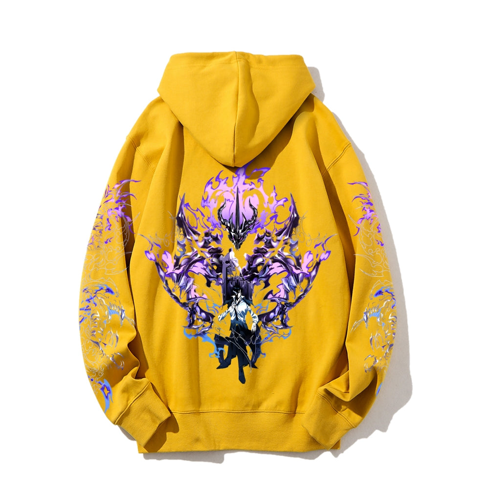 Unisex Casual Hoodie Sweatshirt sololeveling