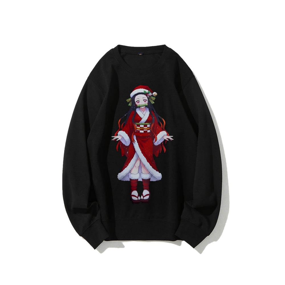 Casual Crewneck Sweatshirt Demon Slayer