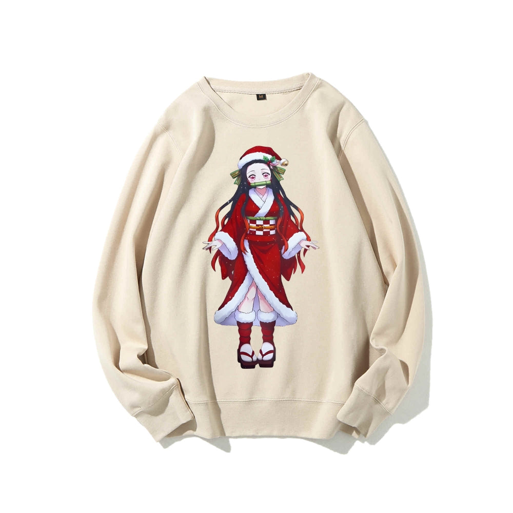 Casual Crewneck Sweatshirt Demon Slayer