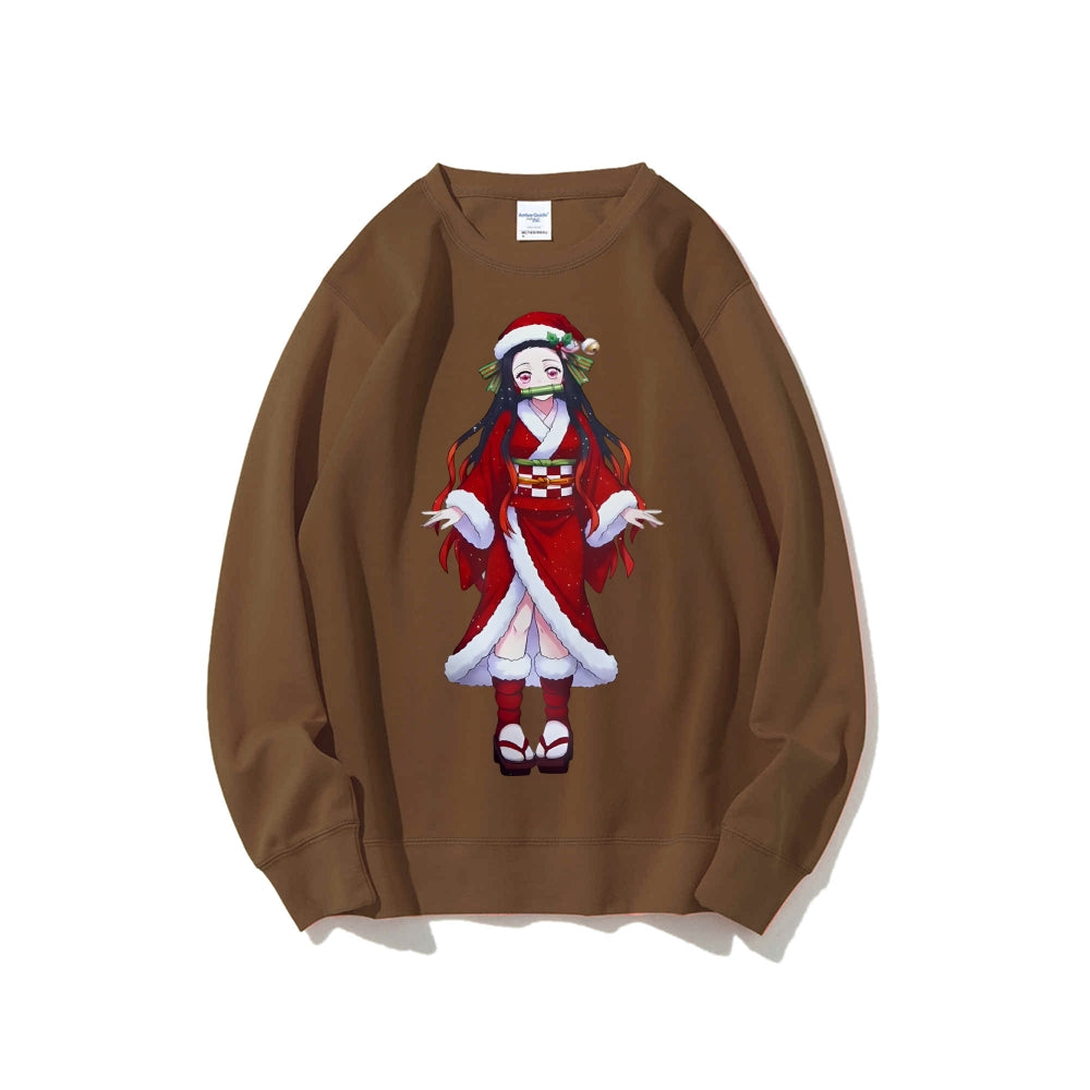 Casual Crewneck Sweatshirt Demon Slayer