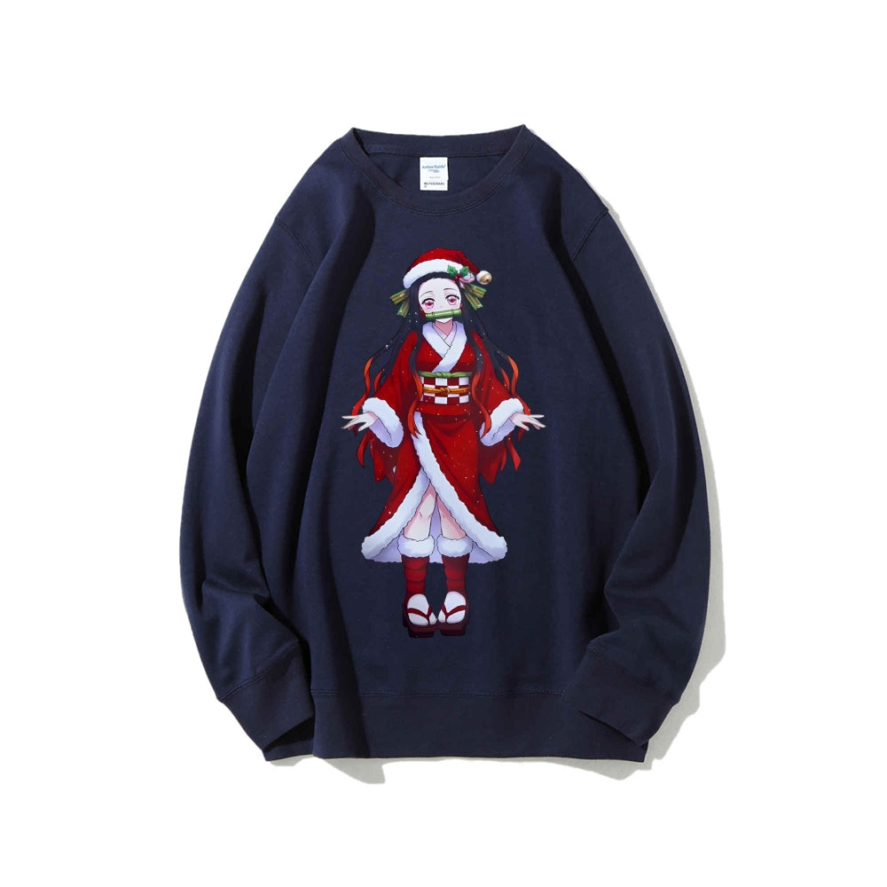 Casual Crewneck Sweatshirt Demon Slayer