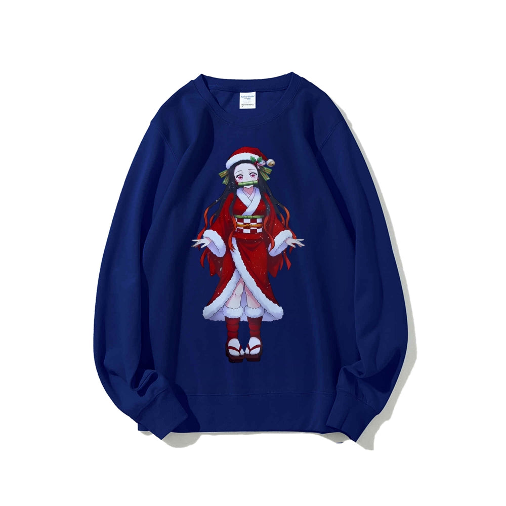 Casual Crewneck Sweatshirt Demon Slayer