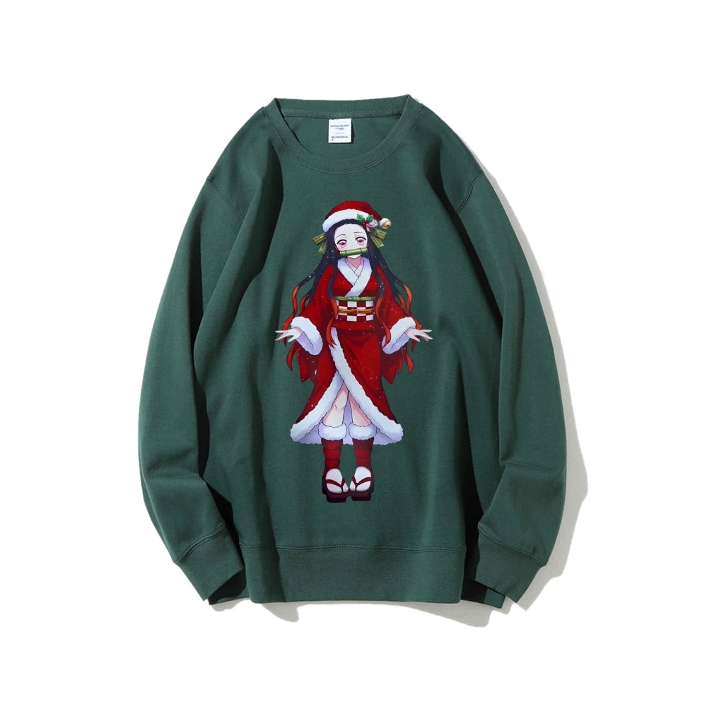 Casual Crewneck Sweatshirt Demon Slayer