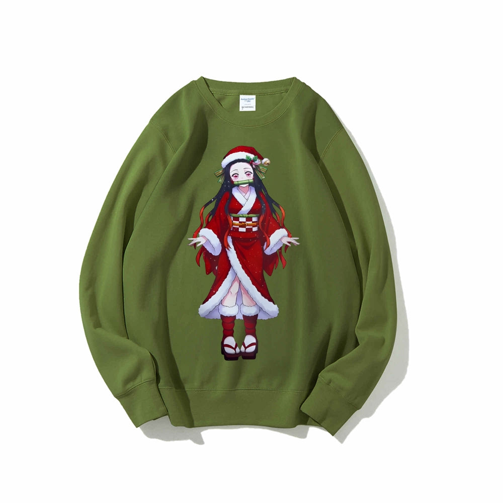 Casual Crewneck Sweatshirt Demon Slayer