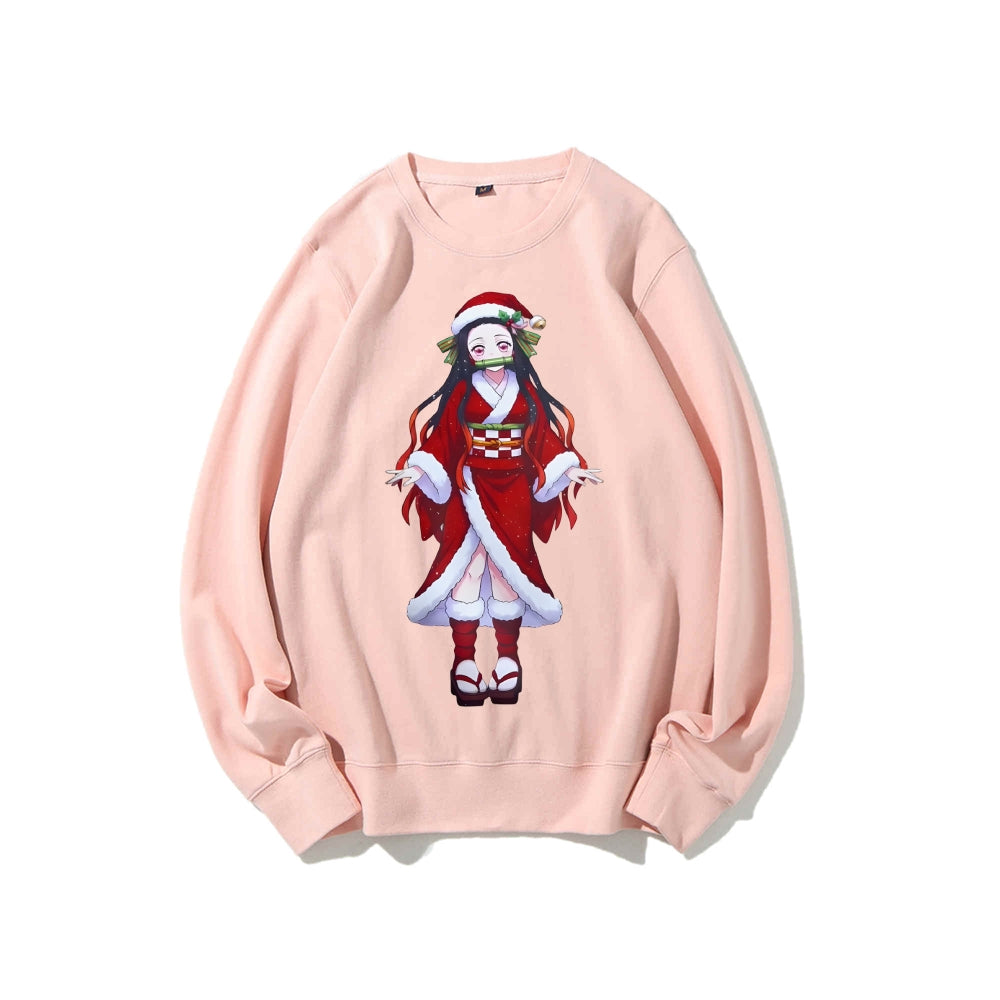 Casual Crewneck Sweatshirt Demon Slayer