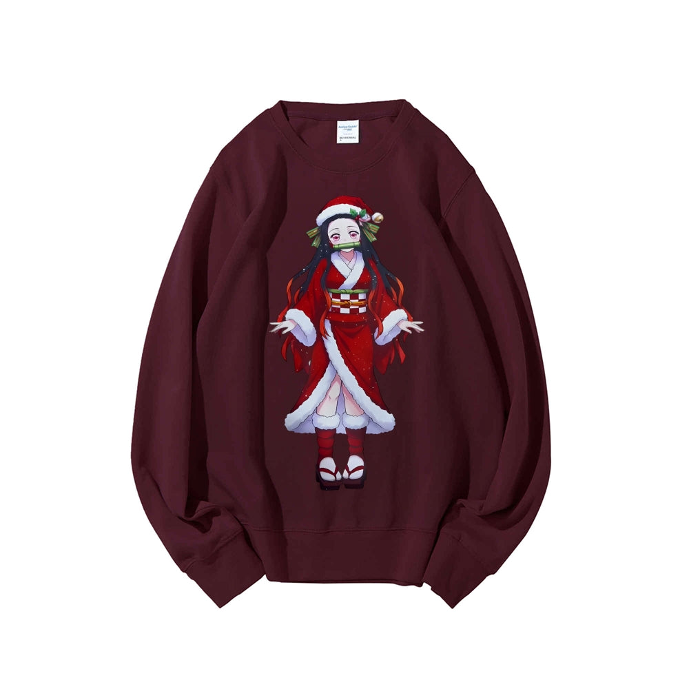 Casual Crewneck Sweatshirt Demon Slayer