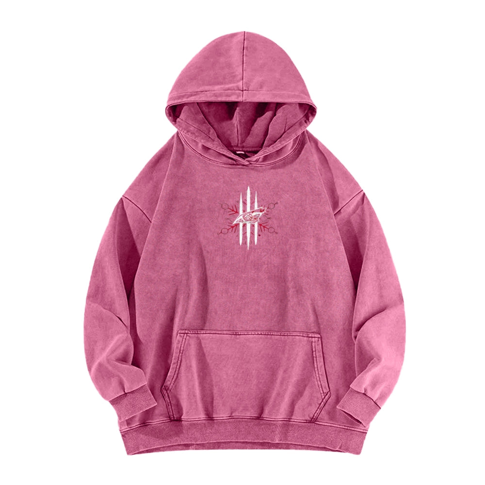 Demon Slayer washed unisex anime hoodie