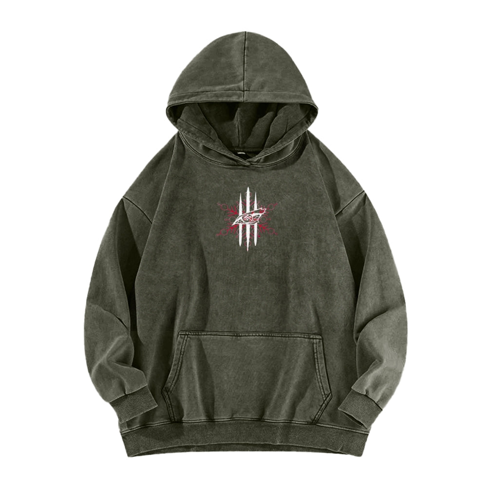 Demon Slayer washed unisex anime hoodie