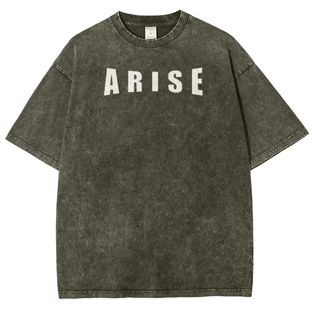 Unisex Fit Washed T-Shirt Solo leveling