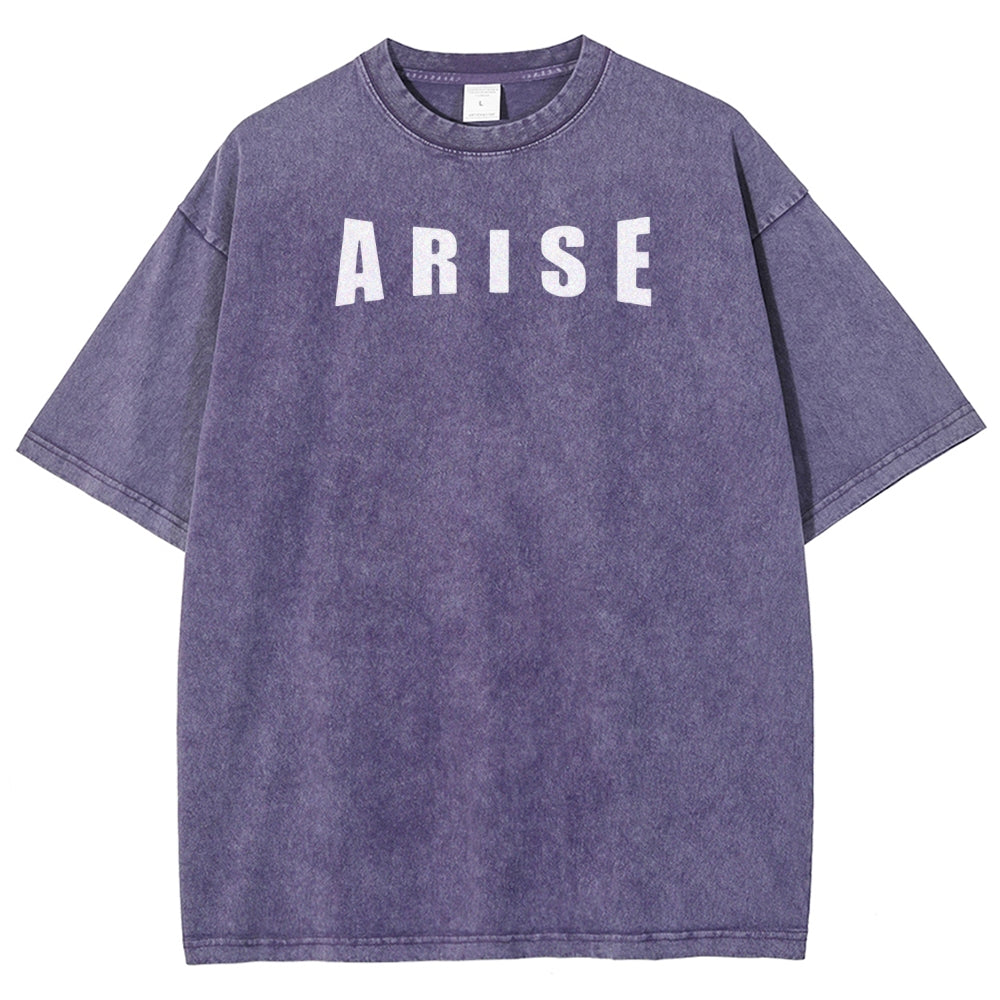 Unisex Fit Washed T-Shirt Solo leveling