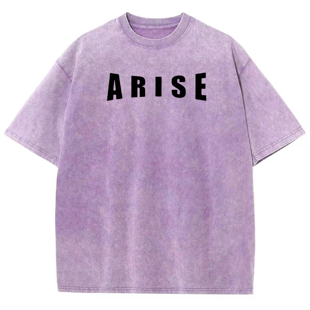 Unisex Fit Washed T-Shirt Solo leveling
