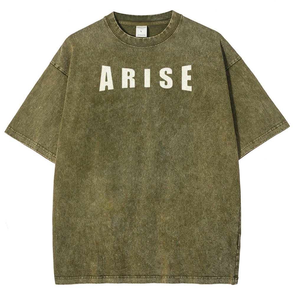 Unisex Fit Washed T-Shirt Solo leveling