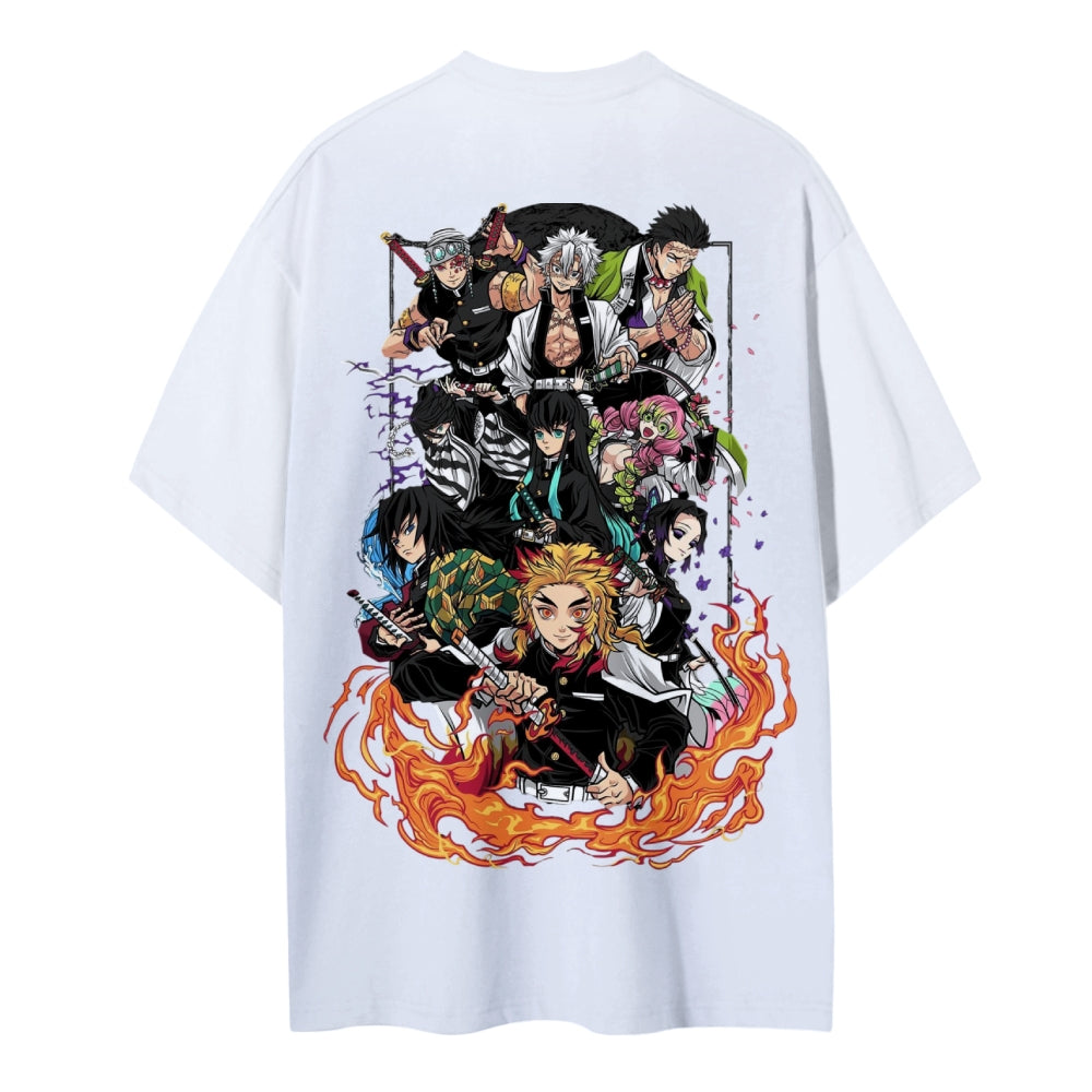 Demon Slayer Pure Cotton Unisex Crew Neck Anime T-Shirt