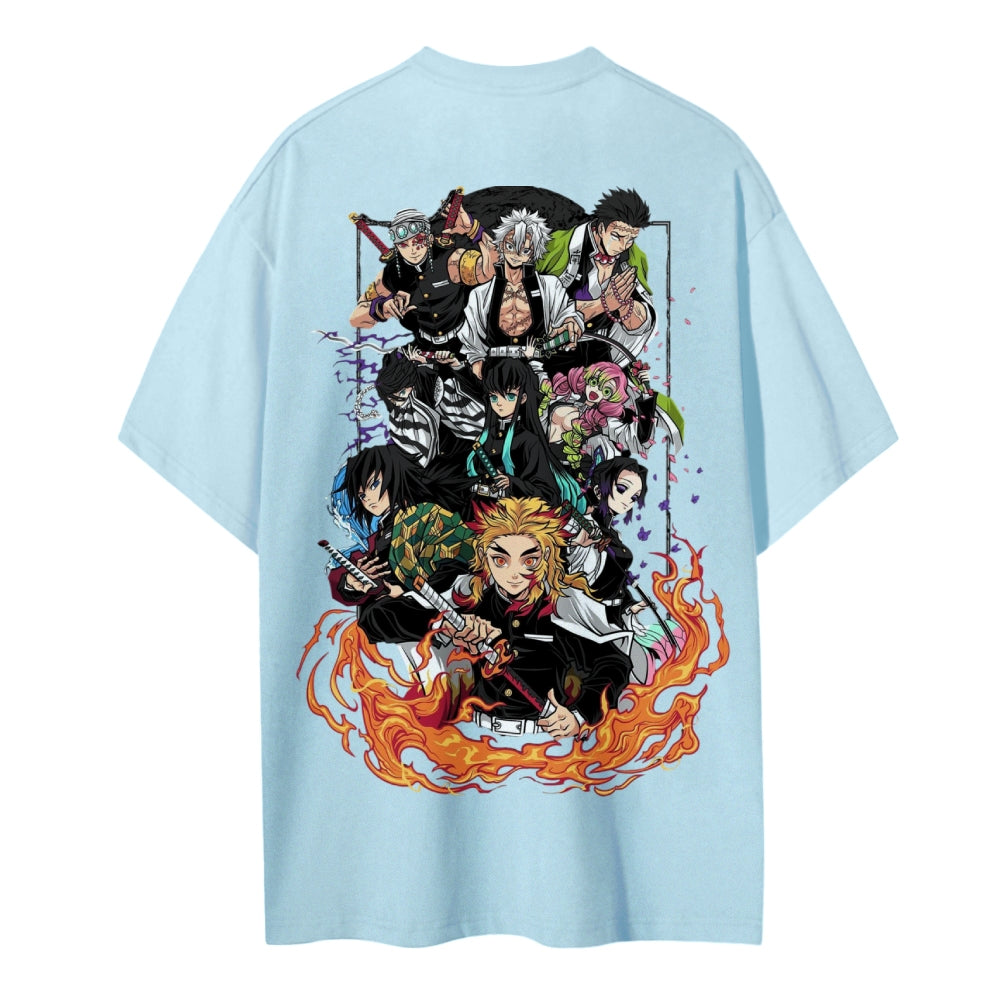 Demon Slayer Pure Cotton Unisex Crew Neck Anime T-Shirt