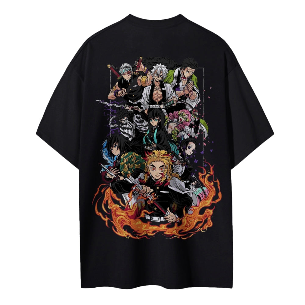 Demon Slayer Pure Cotton Unisex Crew Neck Anime T-Shirt