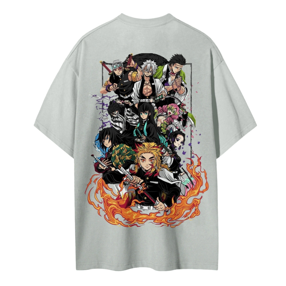 Demon Slayer Pure Cotton Unisex Crew Neck Anime T-Shirt