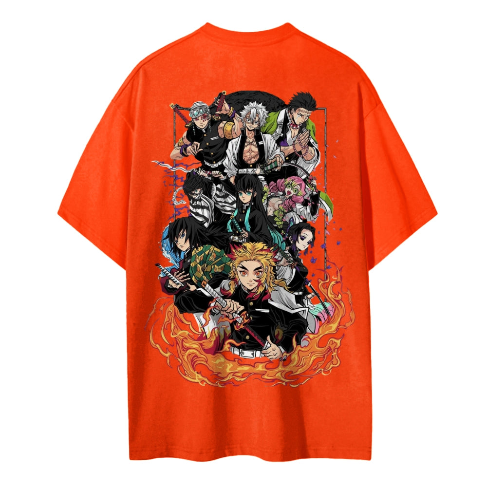 Demon Slayer Pure Cotton Unisex Crew Neck Anime T-Shirt