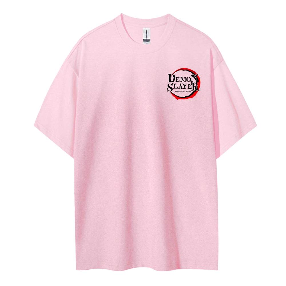 Demon Slayer Pure Cotton Unisex Crew Neck Anime T-Shirt