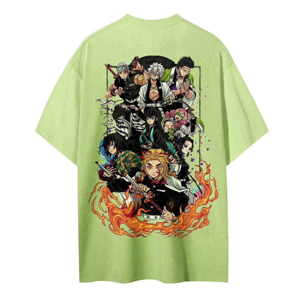 Demon Slayer Pure Cotton Unisex Crew Neck Anime T-Shirt