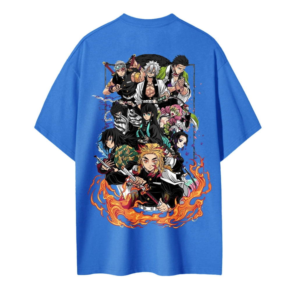 Demon Slayer Pure Cotton Unisex Crew Neck Anime T-Shirt