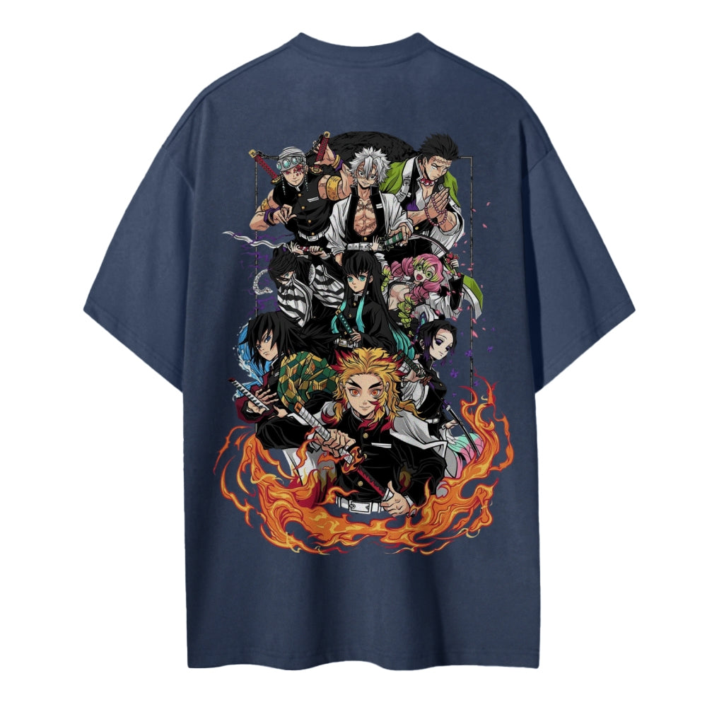 Demon Slayer Pure Cotton Unisex Crew Neck Anime T-Shirt