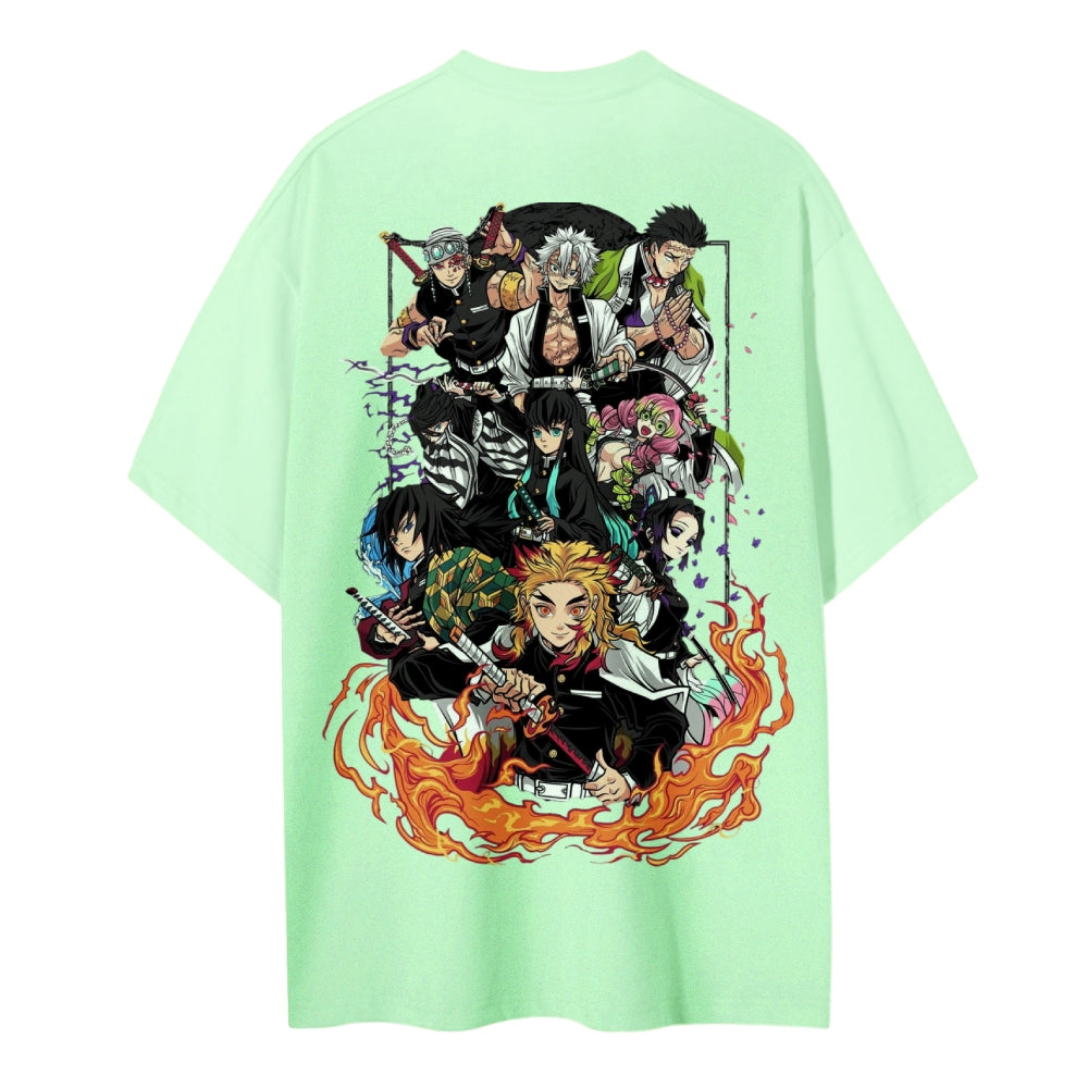 Demon Slayer Pure Cotton Unisex Crew Neck Anime T-Shirt