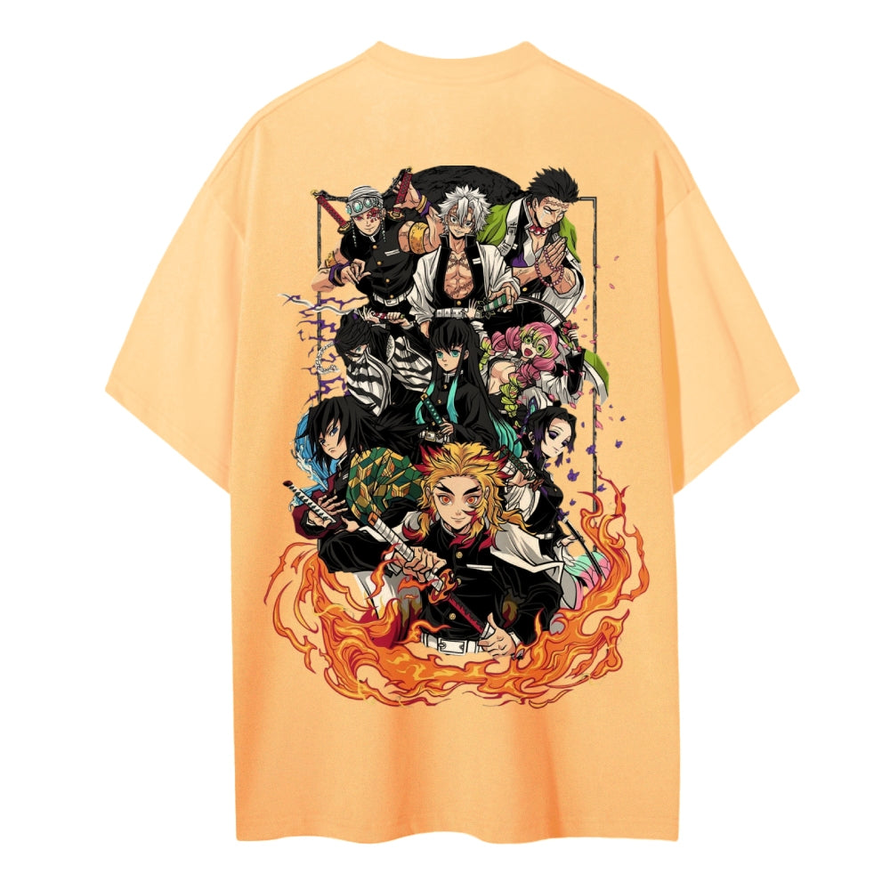 Demon Slayer Pure Cotton Unisex Crew Neck Anime T-Shirt