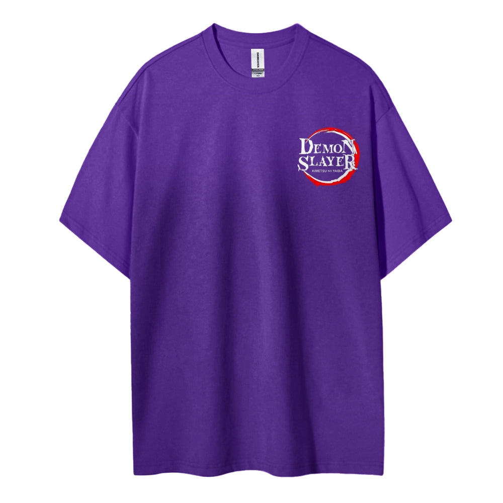 Demon Slayer Pure Cotton Unisex Crew Neck Anime T-Shirt