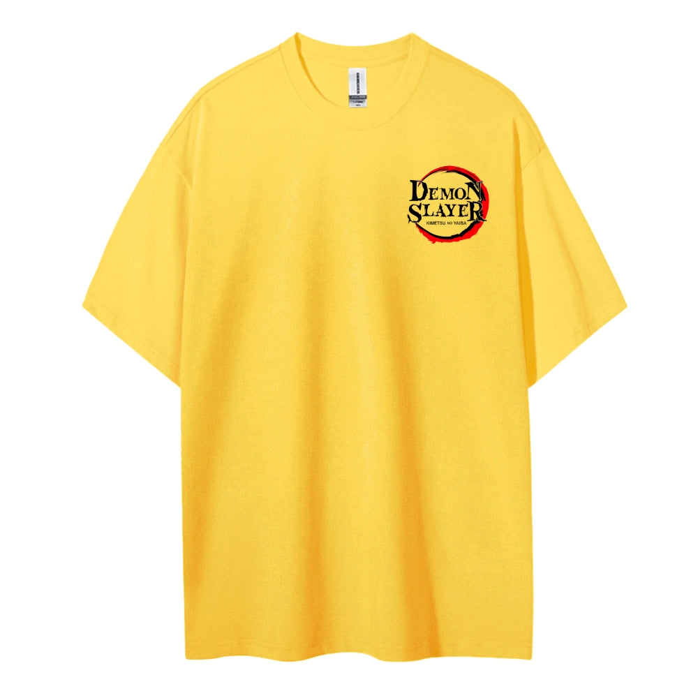 Demon Slayer Pure Cotton Unisex Crew Neck Anime T-Shirt