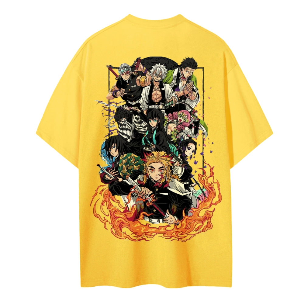 Demon Slayer Pure Cotton Unisex Crew Neck Anime T-Shirt