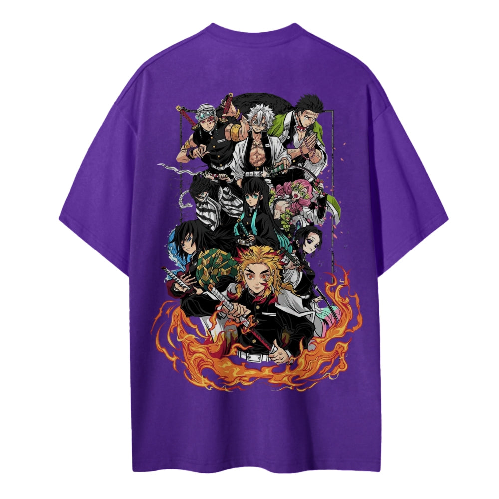 Demon Slayer Pure Cotton Unisex Crew Neck Anime T-Shirt