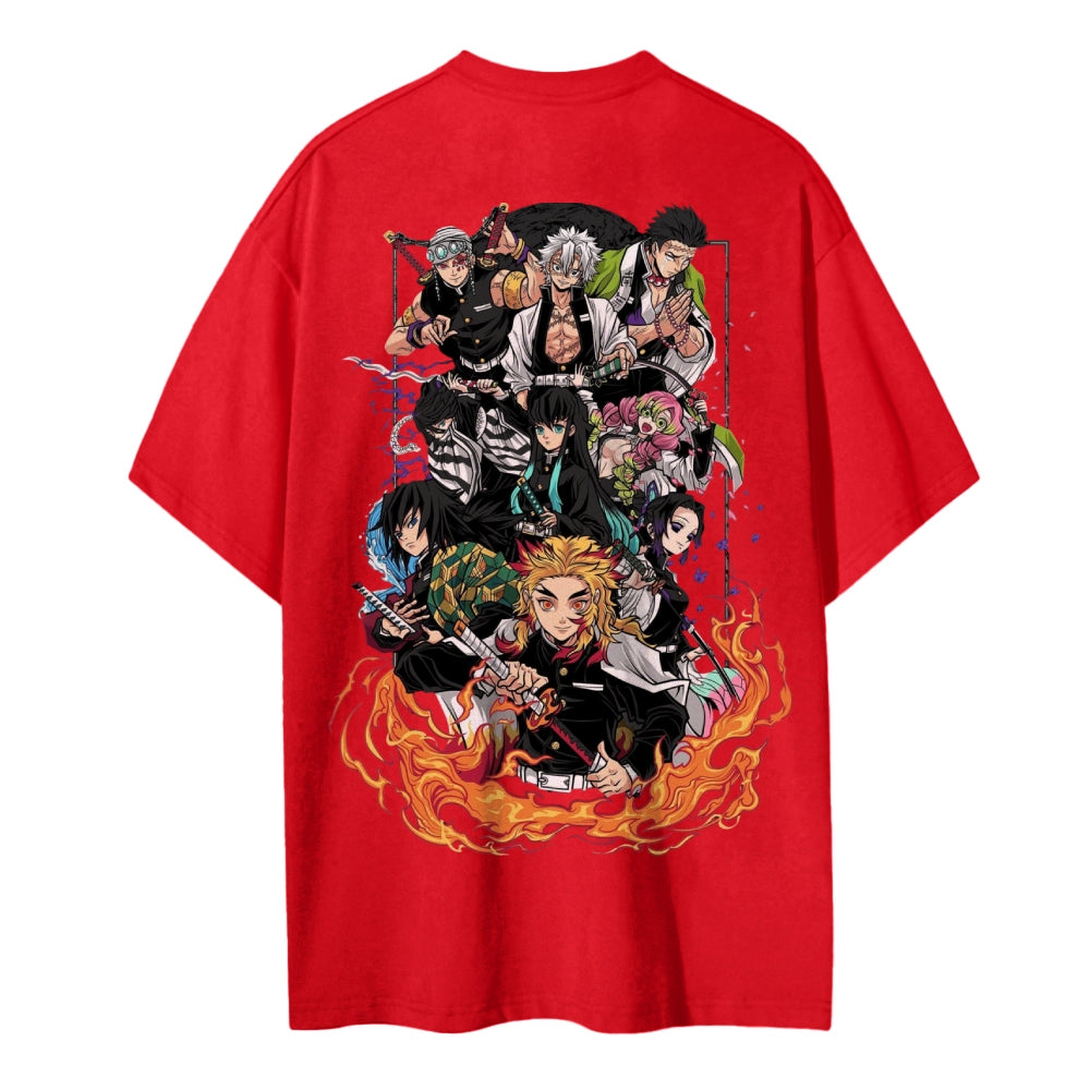 Demon Slayer Pure Cotton Unisex Crew Neck Anime T-Shirt