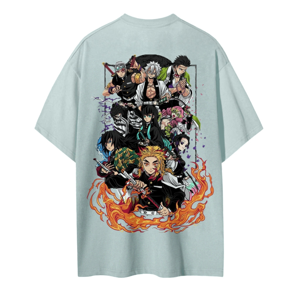 Demon Slayer Pure Cotton Unisex Crew Neck Anime T-Shirt