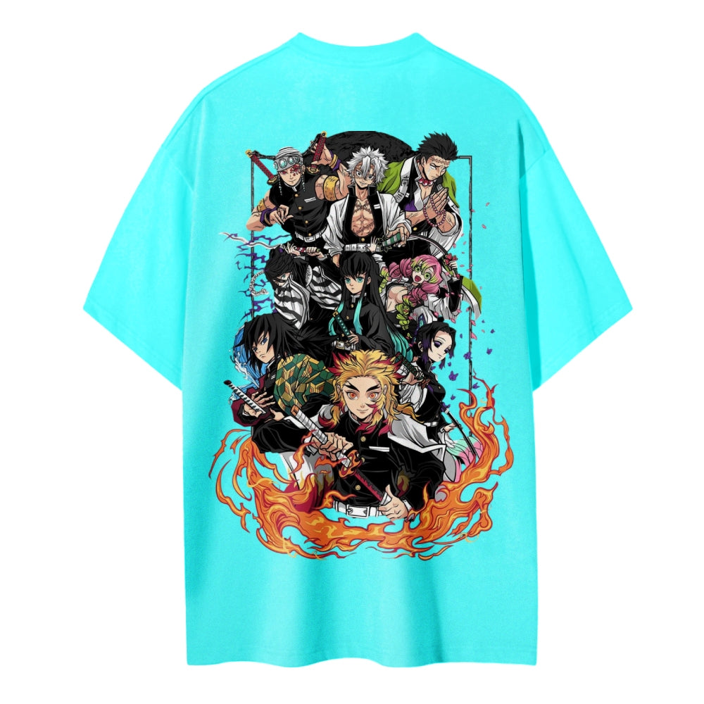 Demon Slayer Pure Cotton Unisex Crew Neck Anime T-Shirt