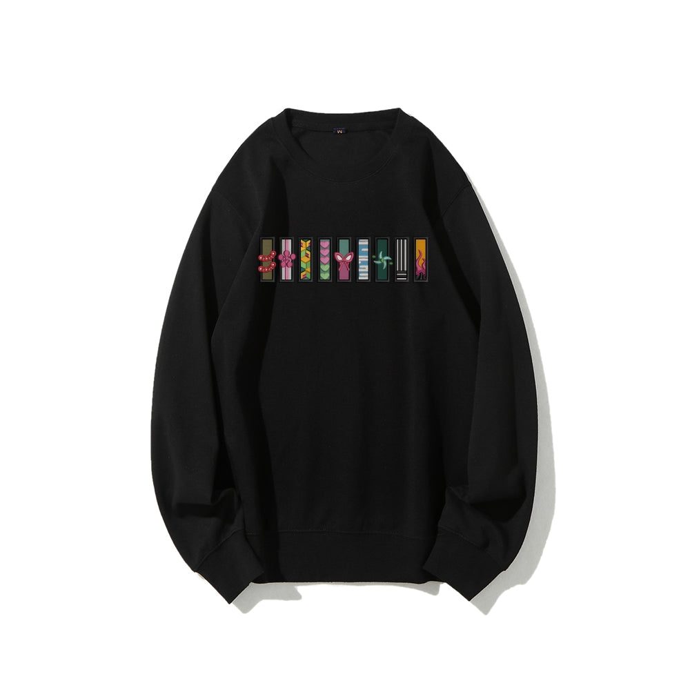 Casual Crewneck Sweatshirt Demon Slayer