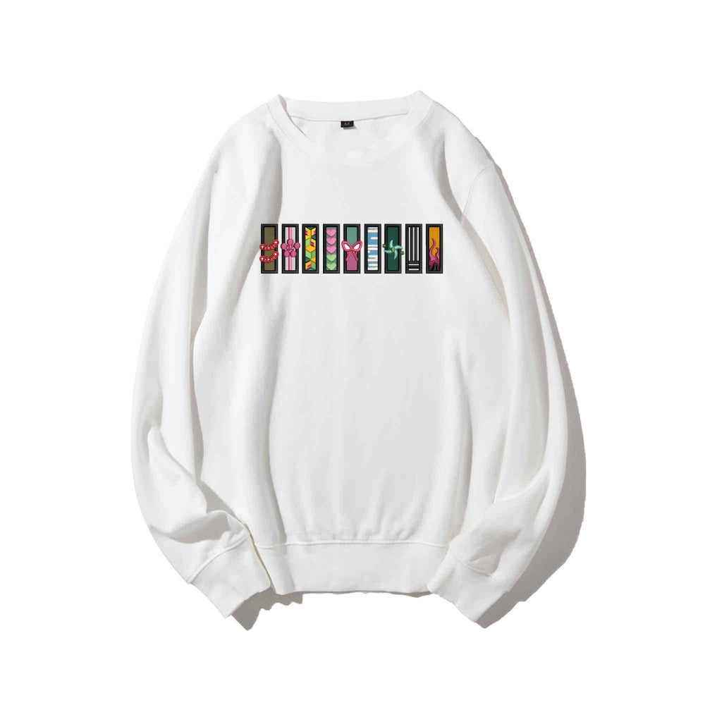 Casual Crewneck Sweatshirt Demon Slayer