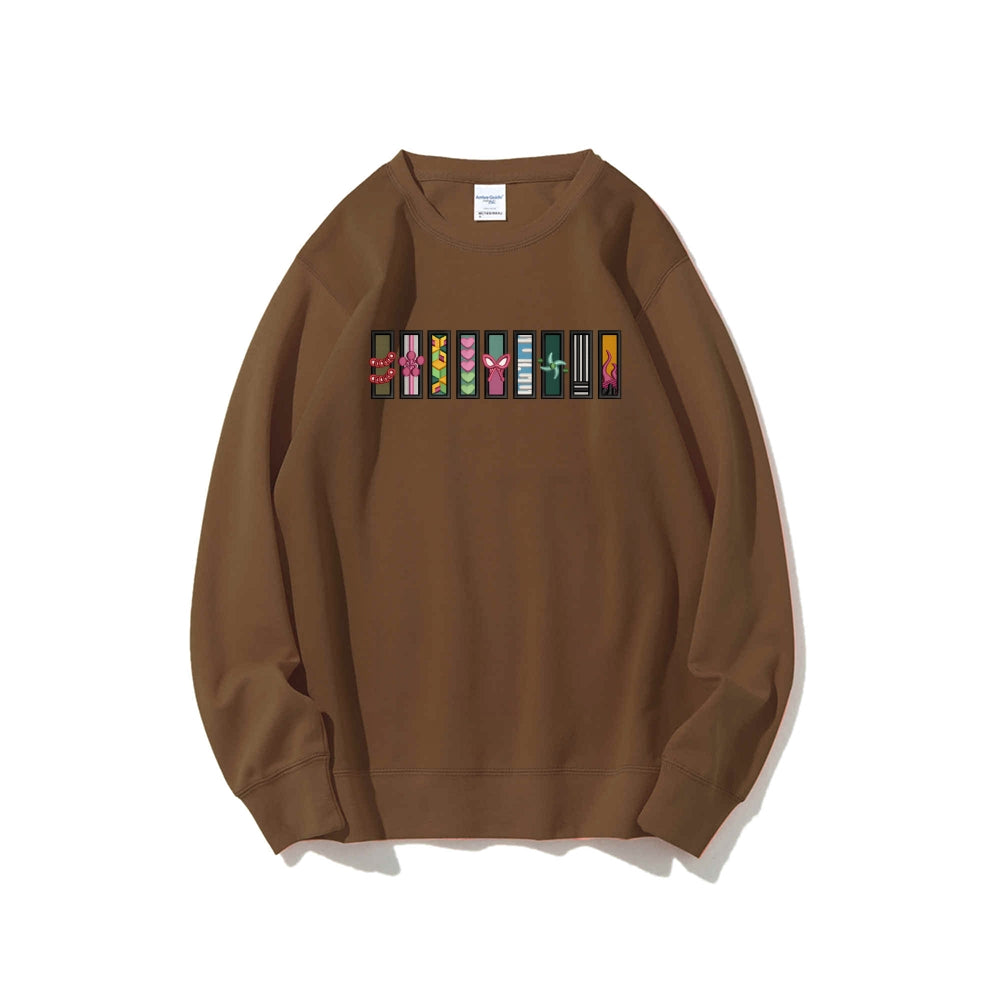 Casual Crewneck Sweatshirt Demon Slayer