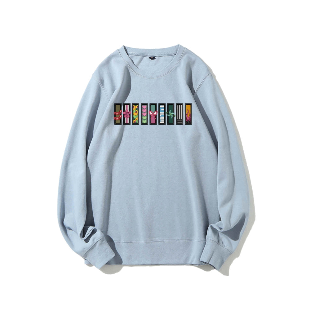 Casual Crewneck Sweatshirt Demon Slayer