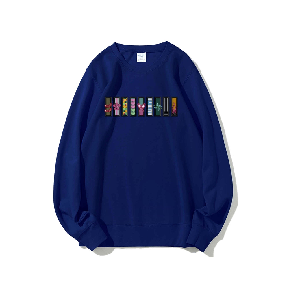 Casual Crewneck Sweatshirt Demon Slayer