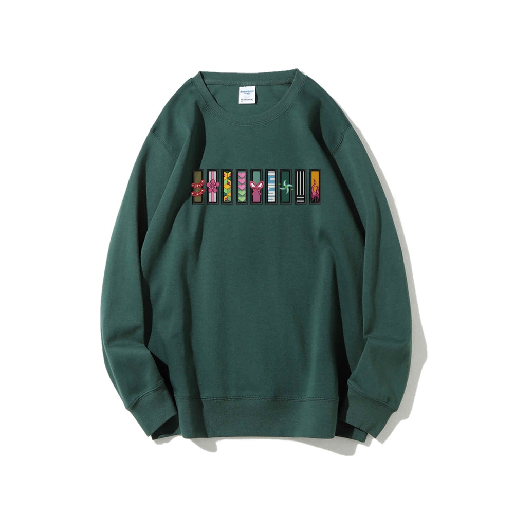 Casual Crewneck Sweatshirt Demon Slayer