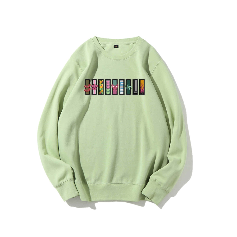 Casual Crewneck Sweatshirt Demon Slayer