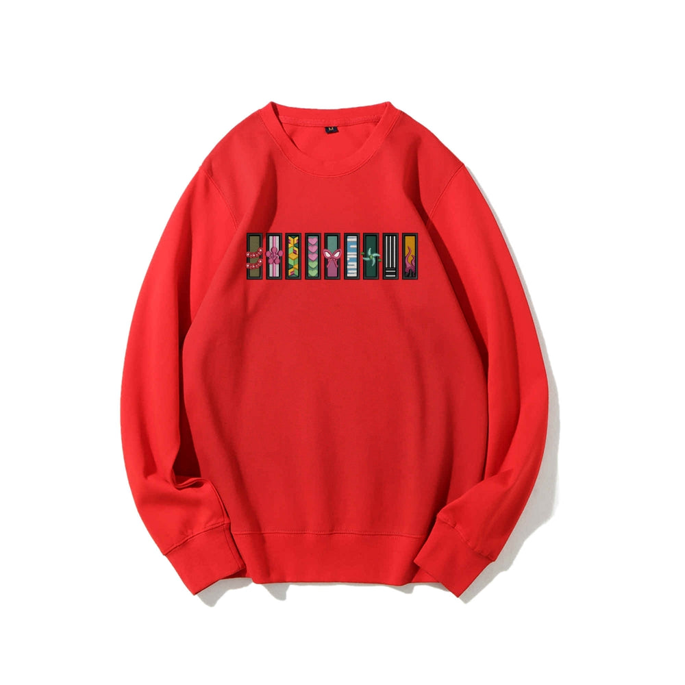 Casual Crewneck Sweatshirt Demon Slayer