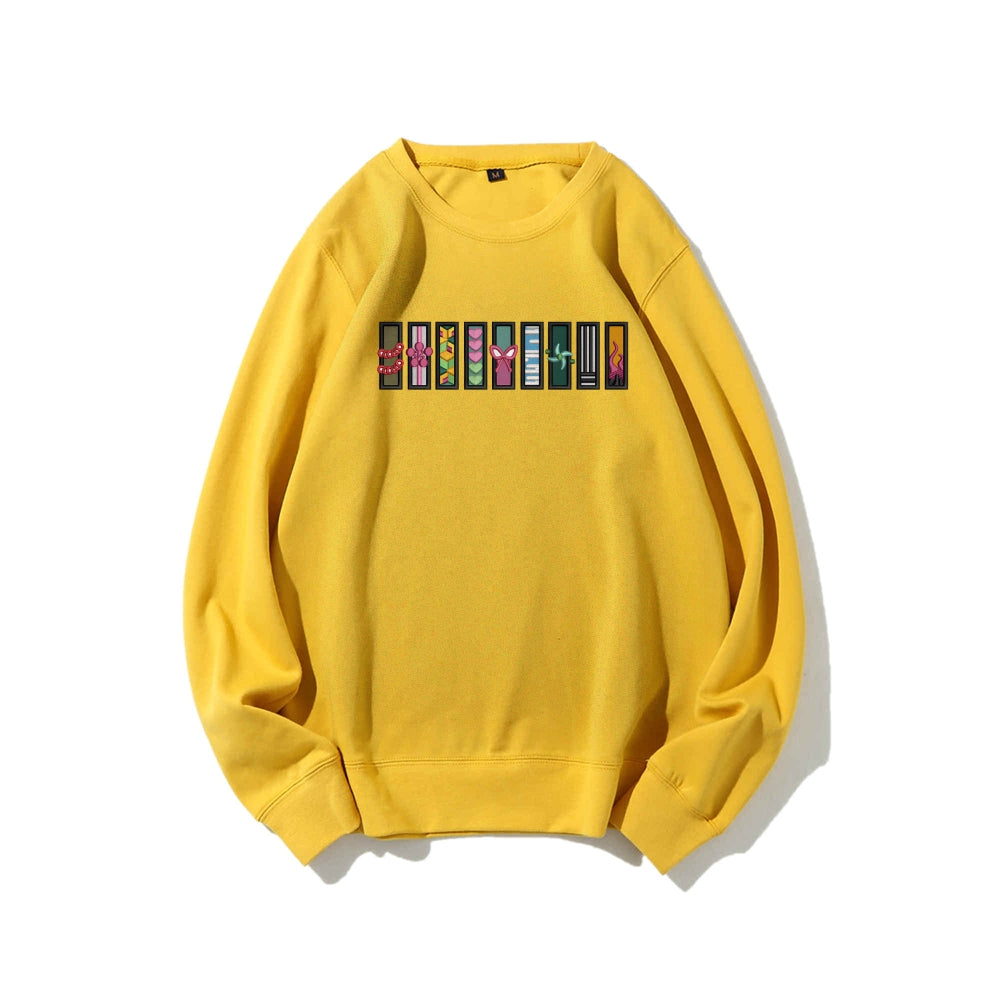 Casual Crewneck Sweatshirt Demon Slayer