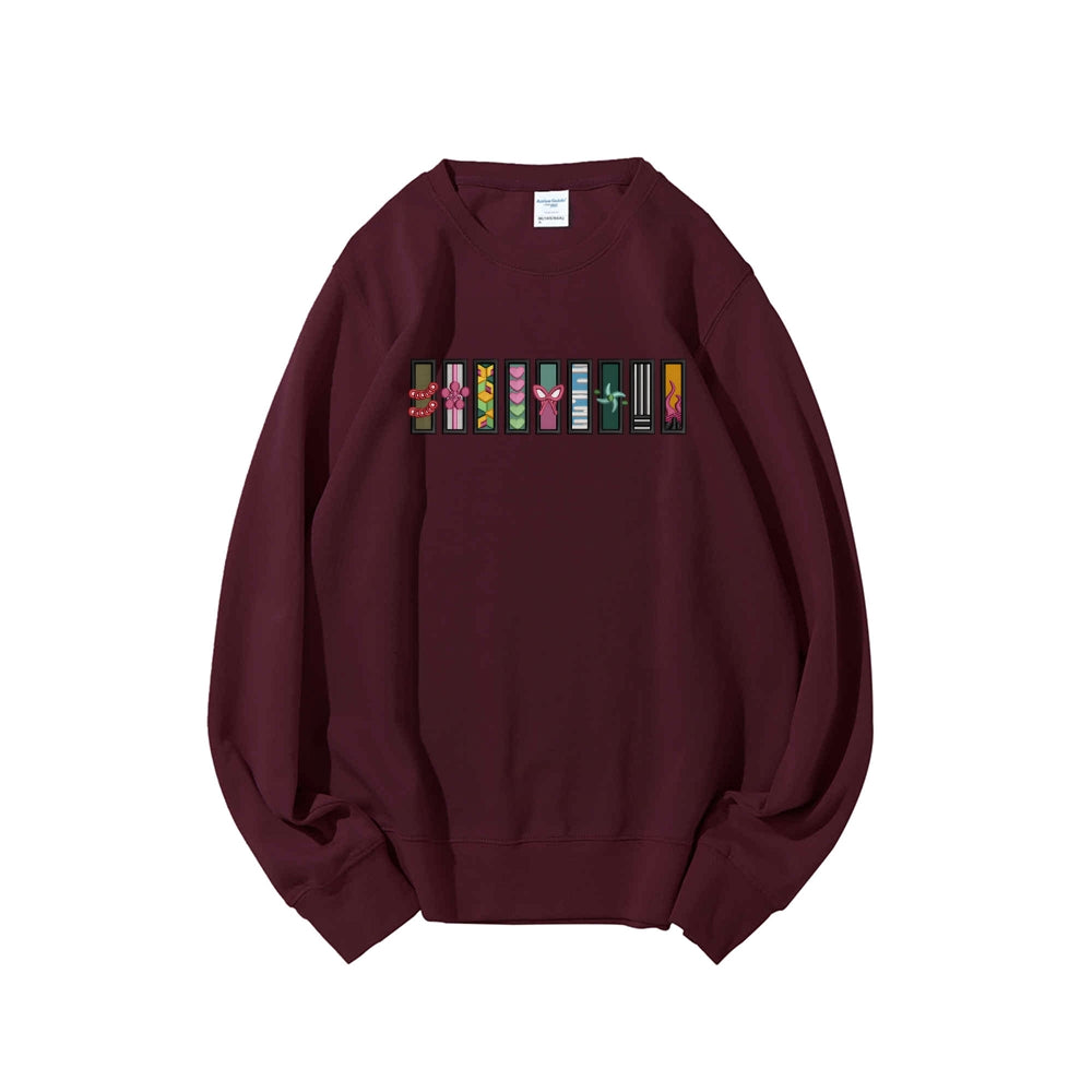 Casual Crewneck Sweatshirt Demon Slayer