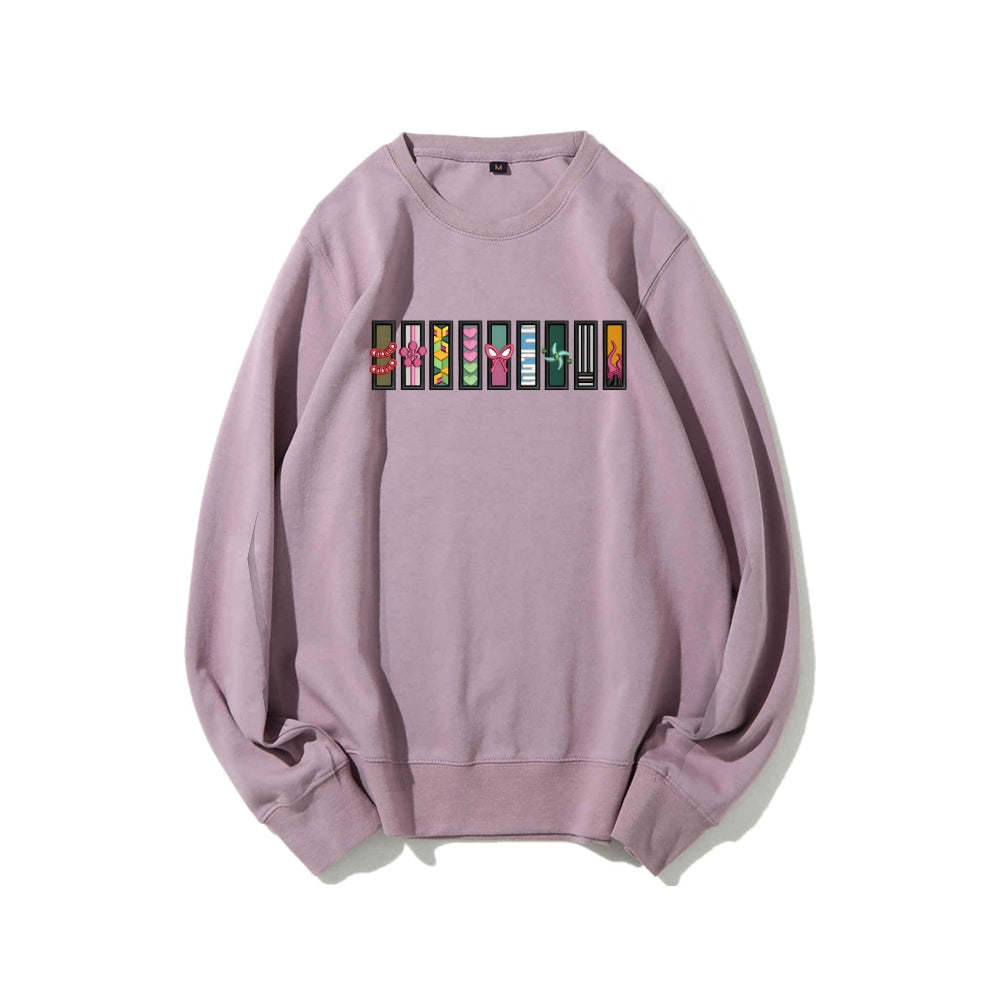Casual Crewneck Sweatshirt Demon Slayer